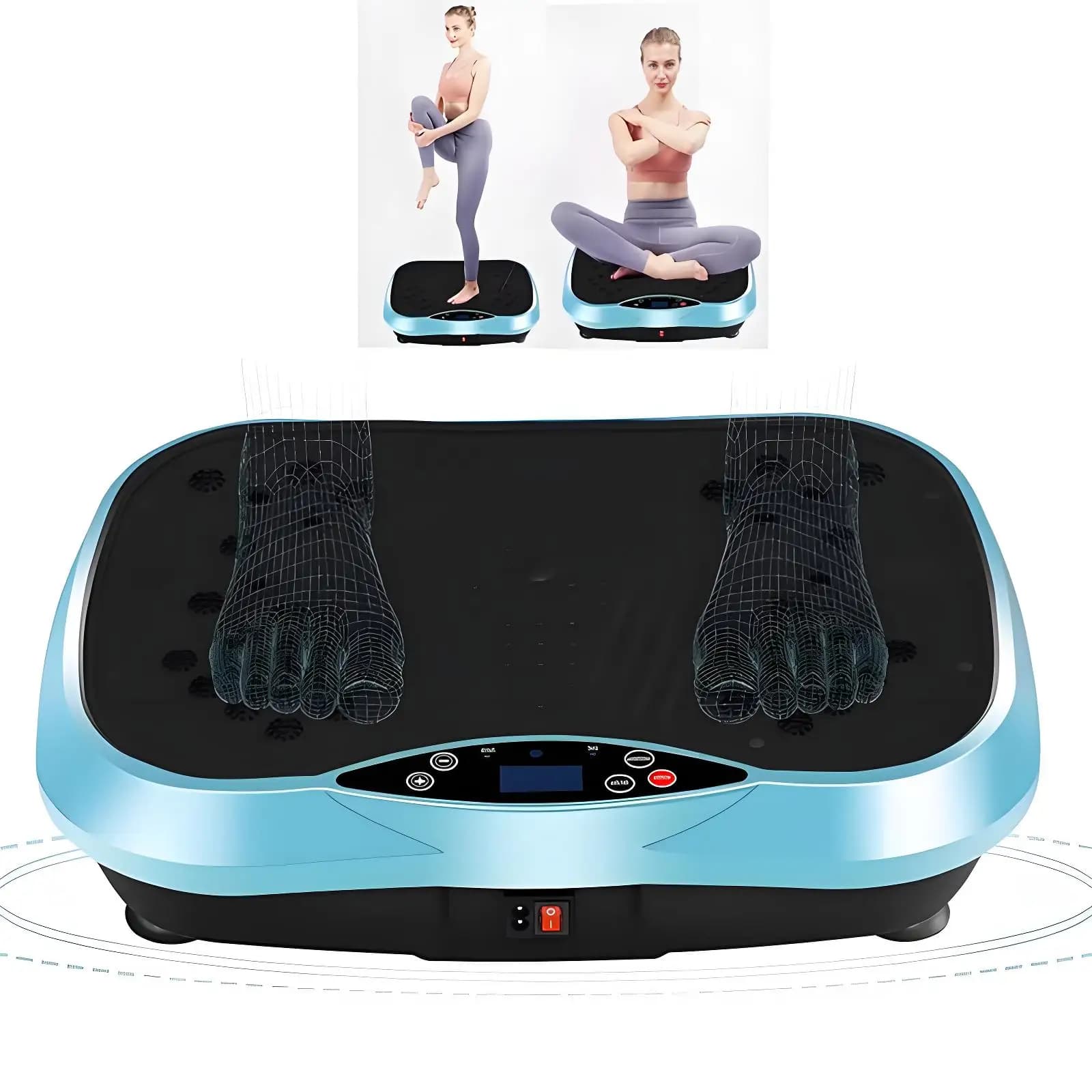 Slimming Vibrant Plate Machine Weight Loss & Toning Vibration Platform for Home Training for Body Full Fitness Cellulite reduction