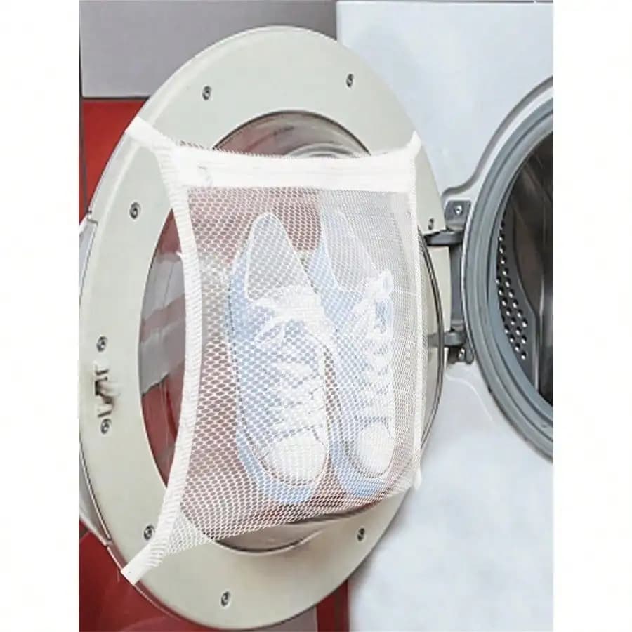 Sacchetto Lavabile per Lavaggio e Asciugatura Scarpe, Borsa Protettiva Minimalista per Scarpe Sportive, per Lavanderia e Conservazione