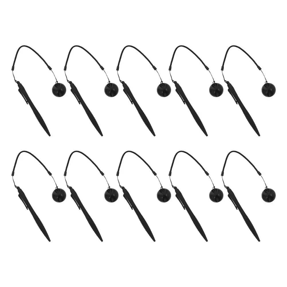10Pcs Resistive Touch Pen Hard Tip Spring Rope Anti-Lost Stylus for Note-Taking Drawing Writing on Tablets Smartphones Resistive