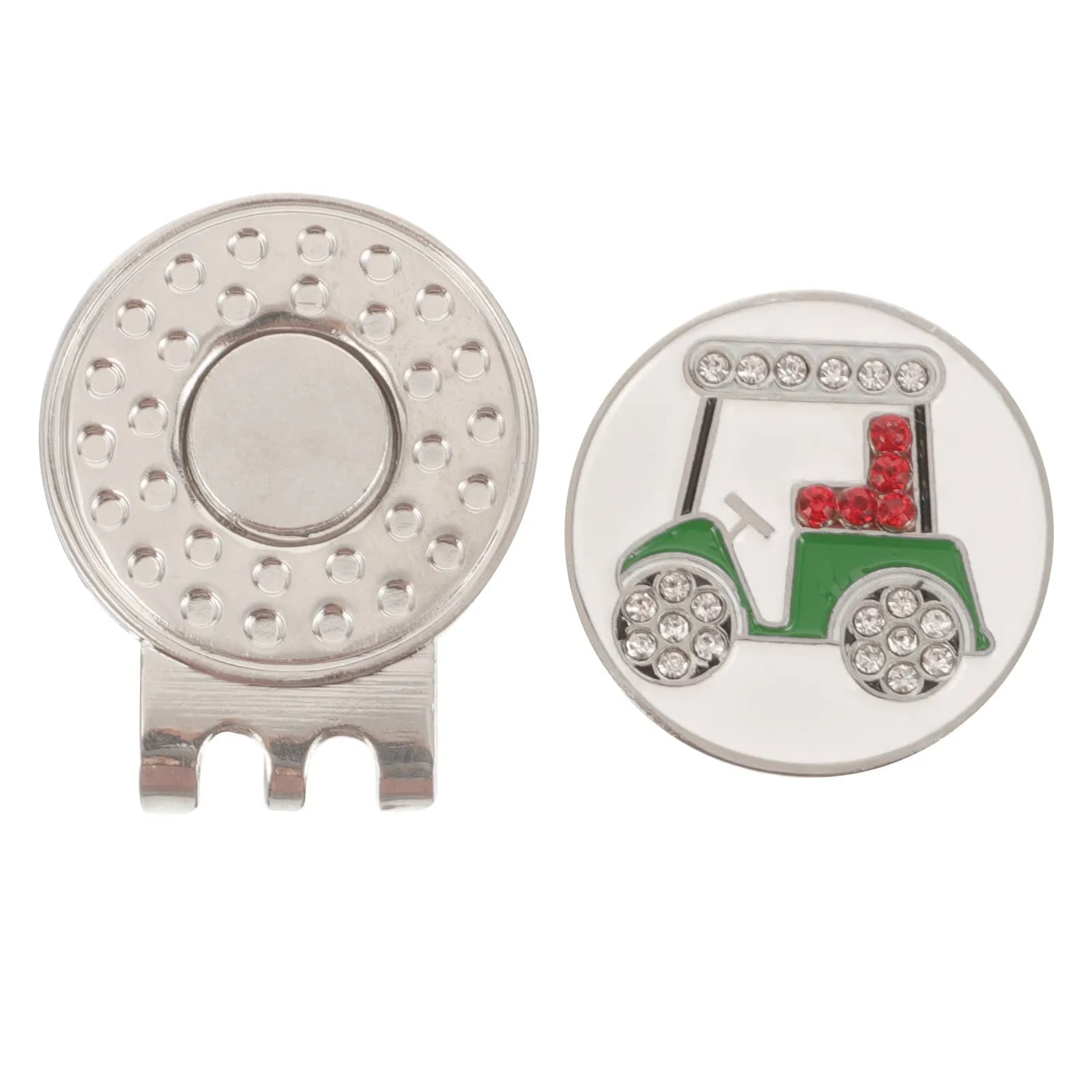 Clip per Cappello da Golf in Metallo, Marcatore Durevole e Portatile, Accessori per Golf, Clip Delicata per Marcare Palline, Regalo