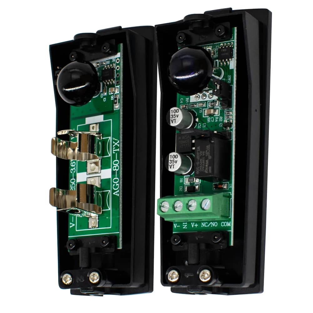 Sensore Raggio di sicurezza a infrarossi Fotocellula Rivelatore DC / AC 12 ~ 24V per porta del cancello del garage