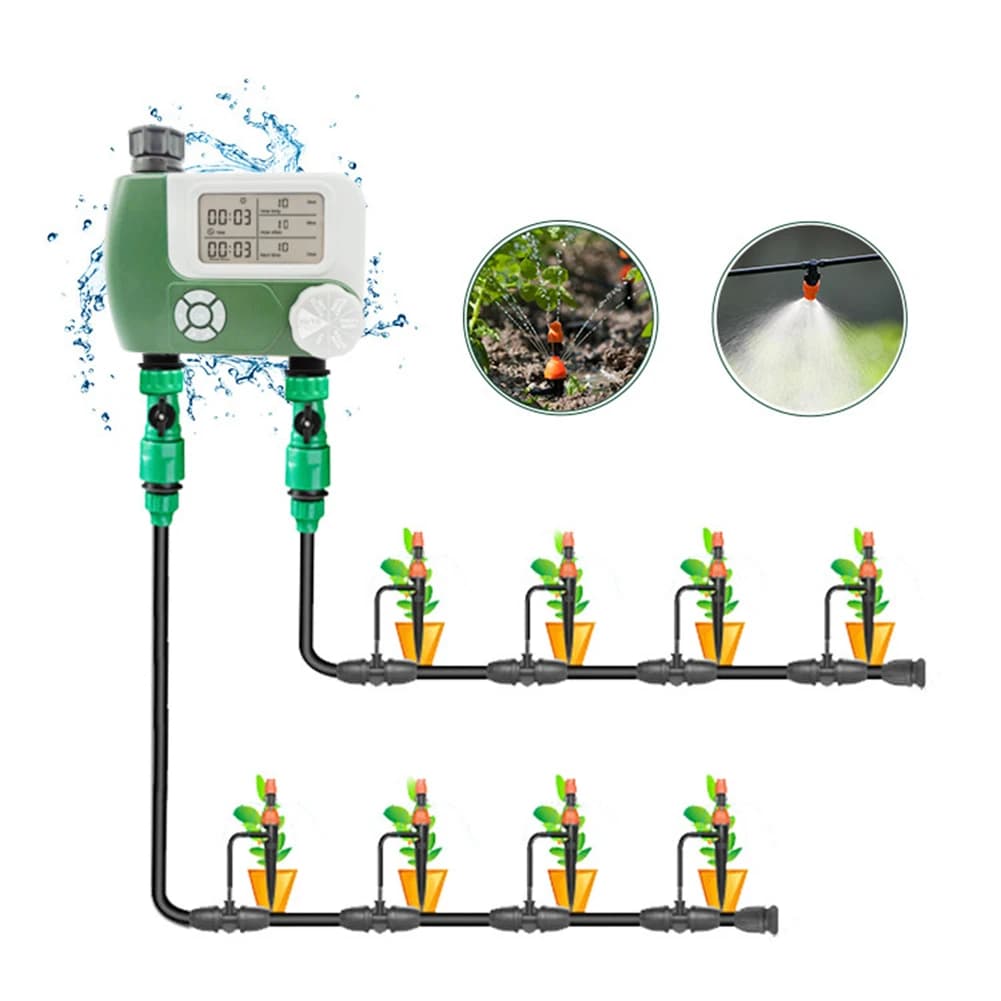 Timer elettronico dell'acqua per tubo da giardino Irrigatore automatico impermeabile per irrigazione per accessorio per attrezzi da giardino domestici