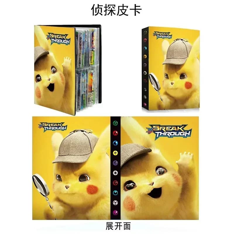 Nuovo Album Raccoglitore per Carte Pokémon 2026 da 240 Pezzi, Cartone Animato Anime Gioco di Carte VMAX GX EX, Porta Carte da Collezione, Regalo Giocattolo per Bambini