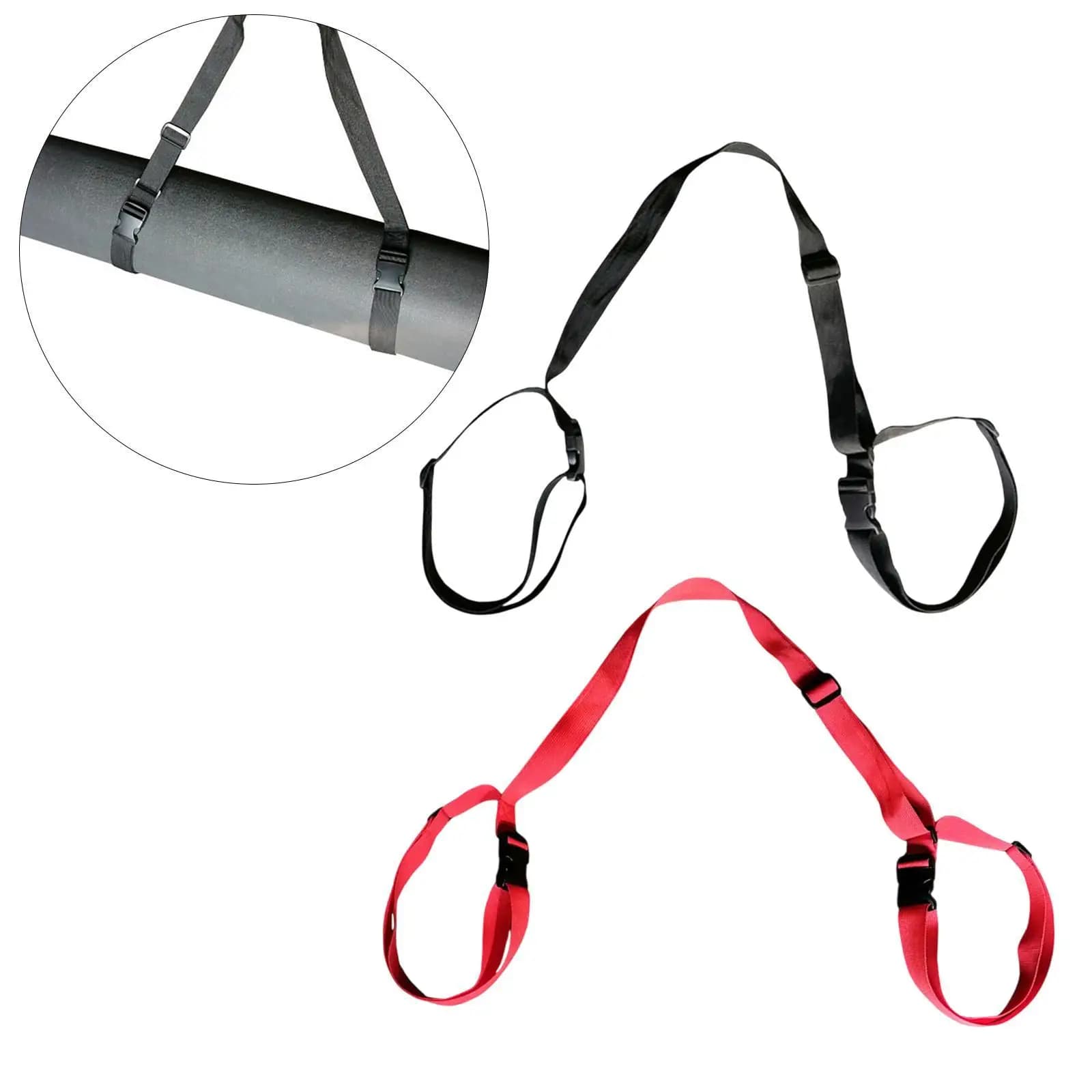 Yoga Carpet Strap, Hand Transport, Versatile and Portable, Adjustable for Pilates Mats, Training, Open Picnic, Sport