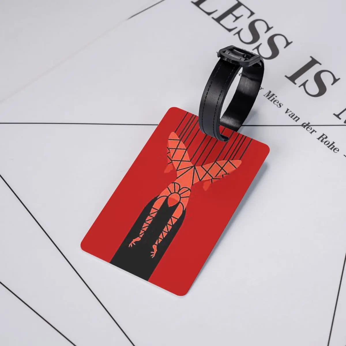 Etichette per Bagagli con Motivo Shibari Bondage, Accessori per Valigie, Targhette da Viaggio con Spazio per Nome e Indirizzo