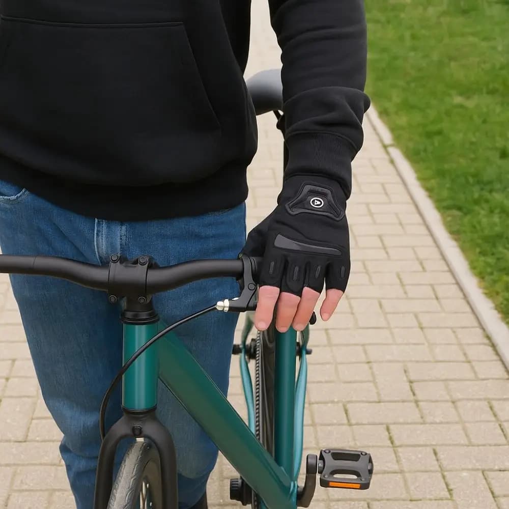 Guanti da moto antiscivolo sicuri Guanti sportivi da esterno regolabili resistenti all'usura Guanti da ciclismo traspiranti Palestra