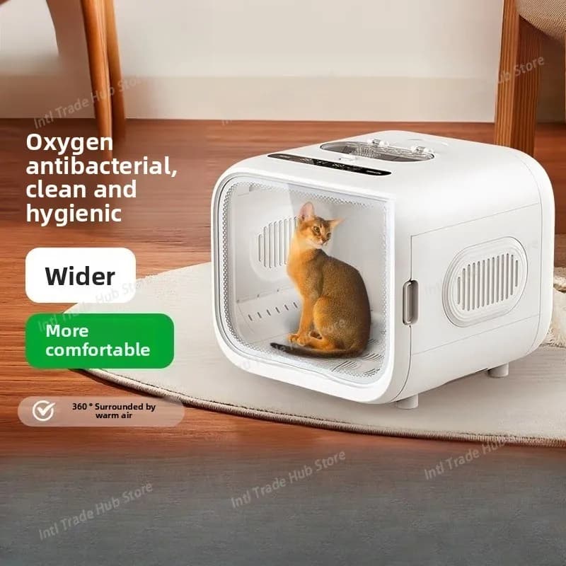 Commercio all'ingrosso automatico dell'asciugatura dei capelli del cane del gatto dell'armadietto dell'asciugatrice dell'animale domestico della scatola della macchina dell'asciugatrice per animali domestici intelligente di controllo dell'APP