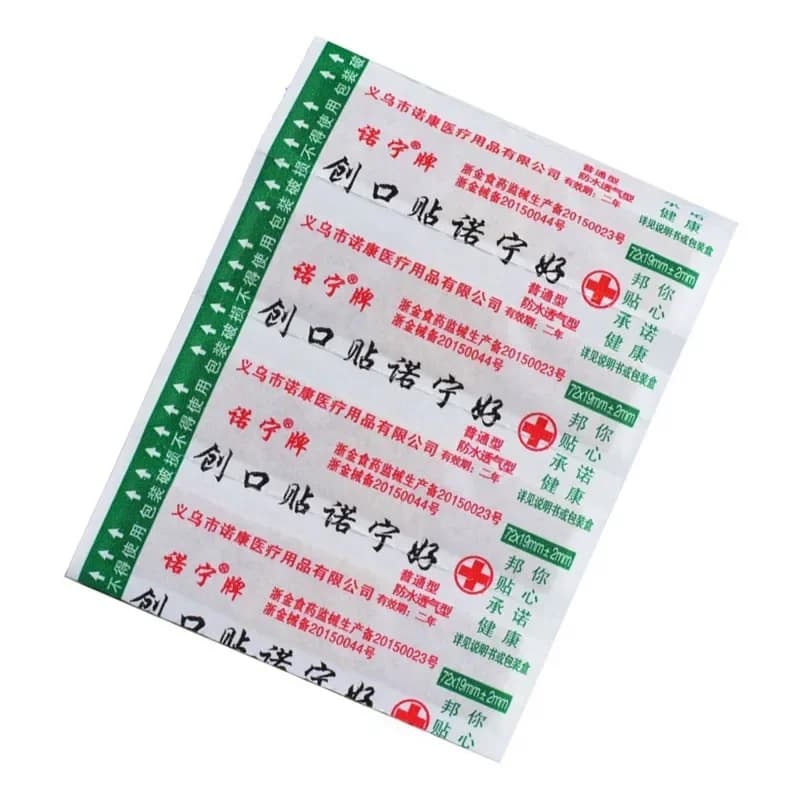 100 pz/borsa cerotto traspirante impermeabile fasciatura per ferite cerotti per cerotti strisce adesive per bende mediche di pronto soccorso