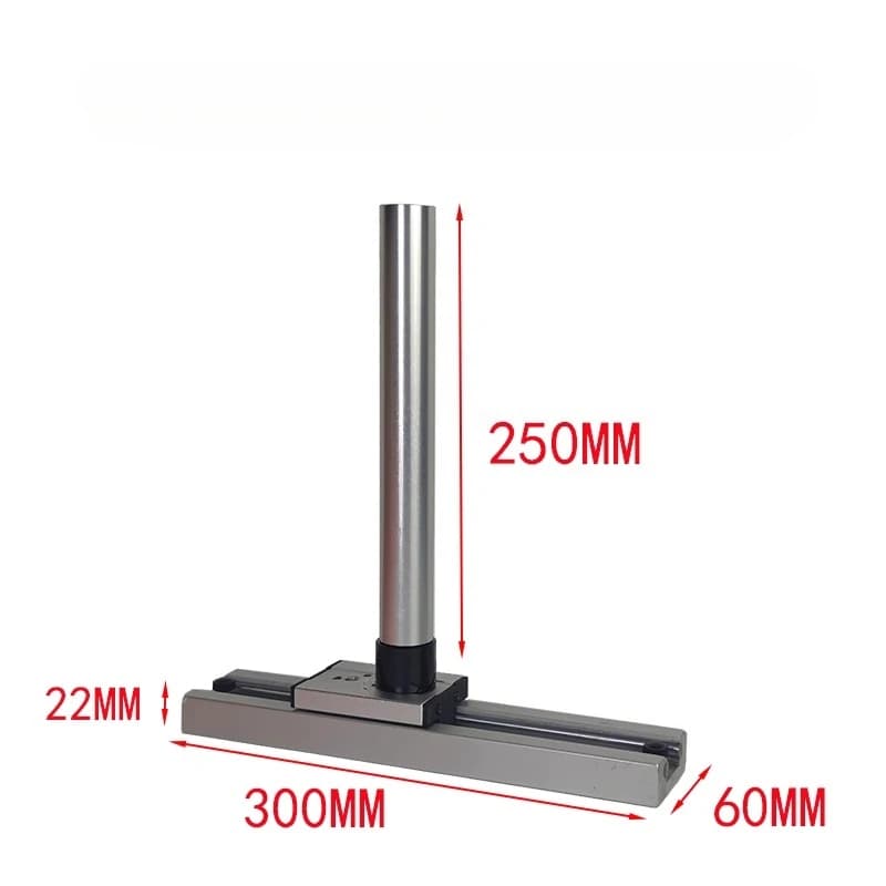32mm/25mm Microscope Rail Slide Rail Guide Bracket Base Slideway Rocker Arm Column Push Rod Chassis Fixing Parts