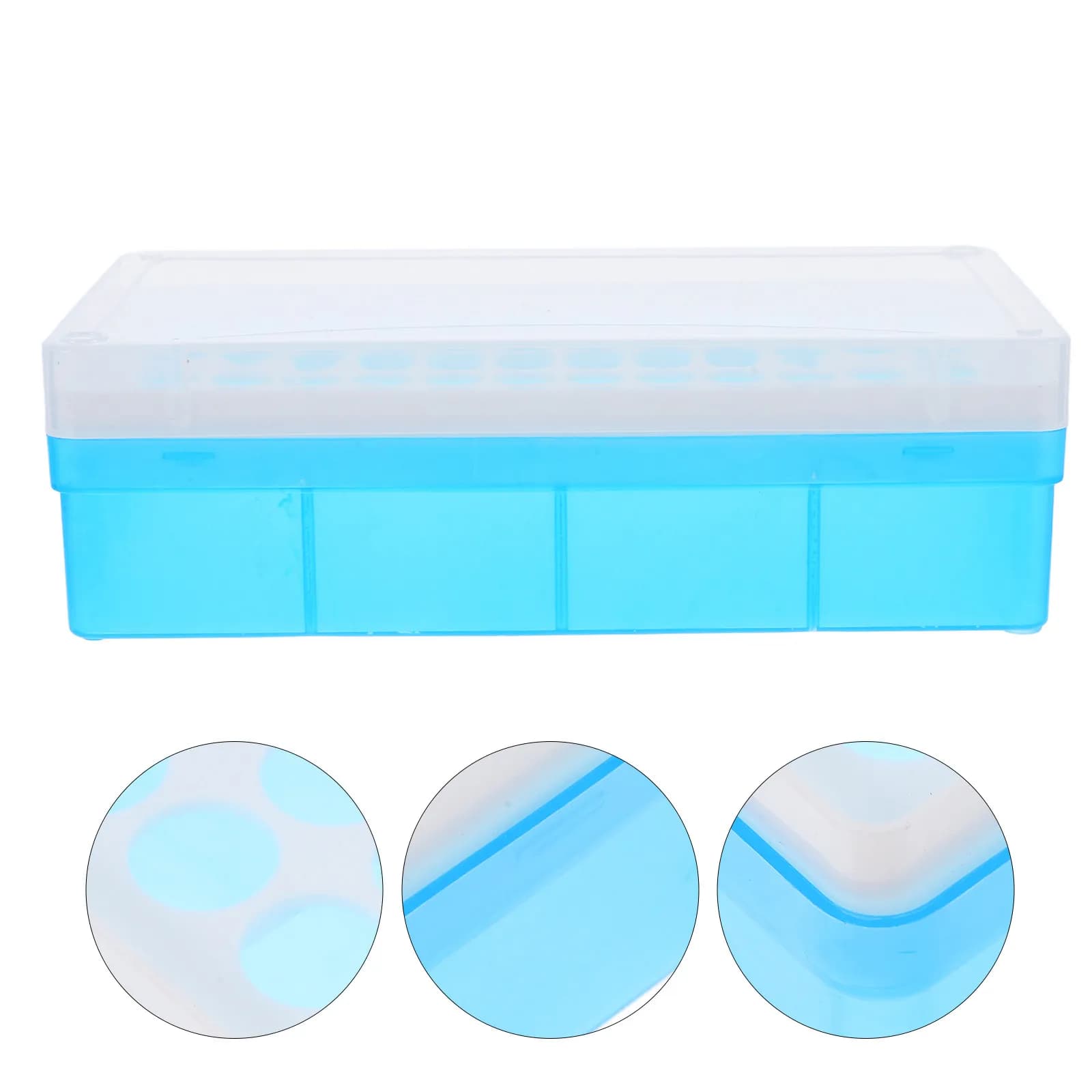 2 Pezzi Scatola Porta Provette per Centrifuga, Rack per Microcentrifuga, Contenitore per Provette da Laboratorio, in Plastica Resistente, Sicuro per Congelamento, Organizzato