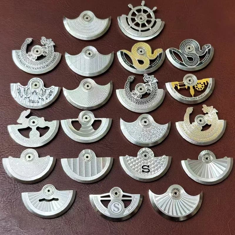 Multiple Models NH35 Oscillating Weight Rotors Metal Rotors Compatible For NH35 NH36 NH38 4R35 6R35 7S26 Movement Replacement Pa