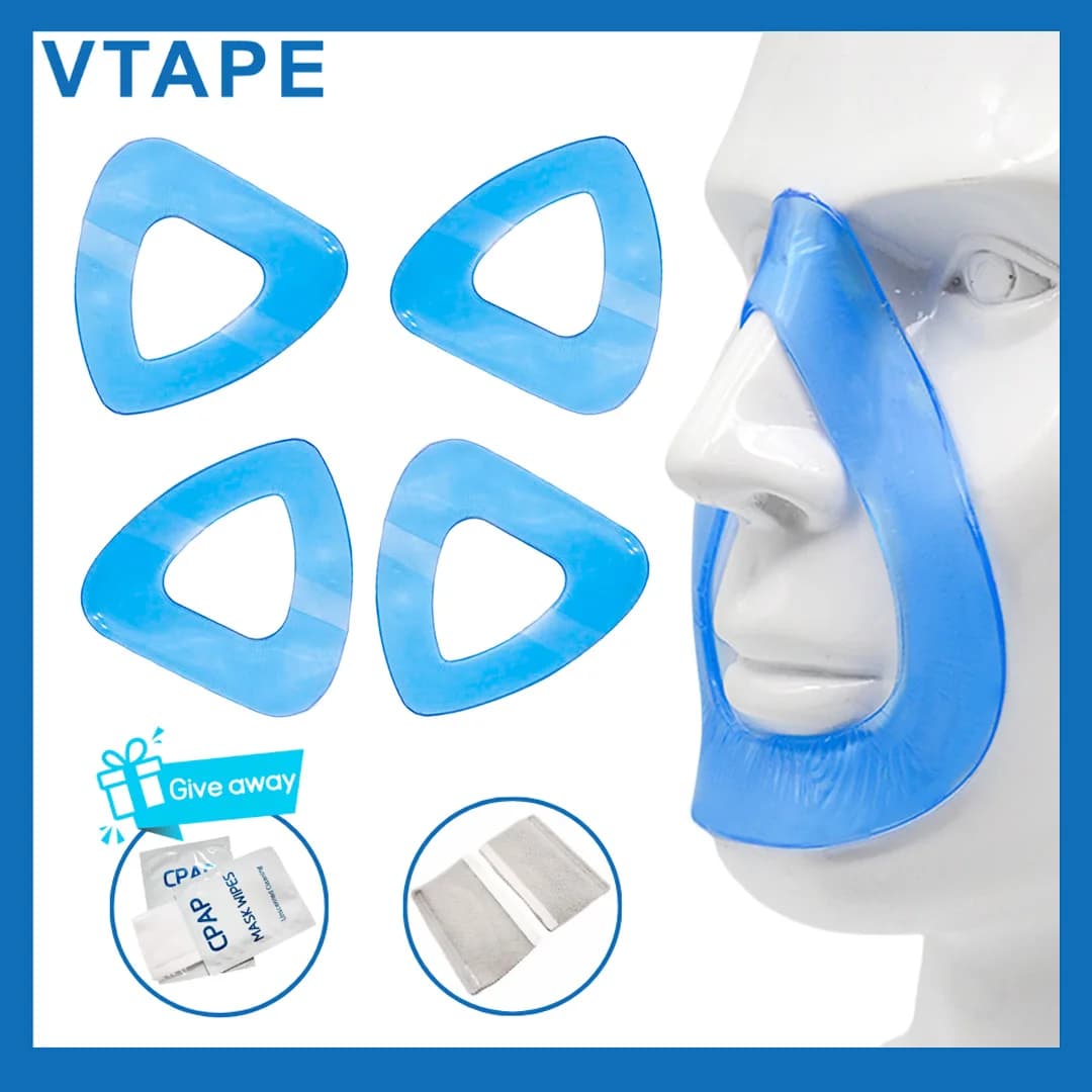 Confezione da 4 cuscinetti nasali in gel CPAP per maschere facciali complete/nasali – Forniture per ventilatori domiciliari, cuscinetti nasali per comfort, sigillatura e protezione della pelle