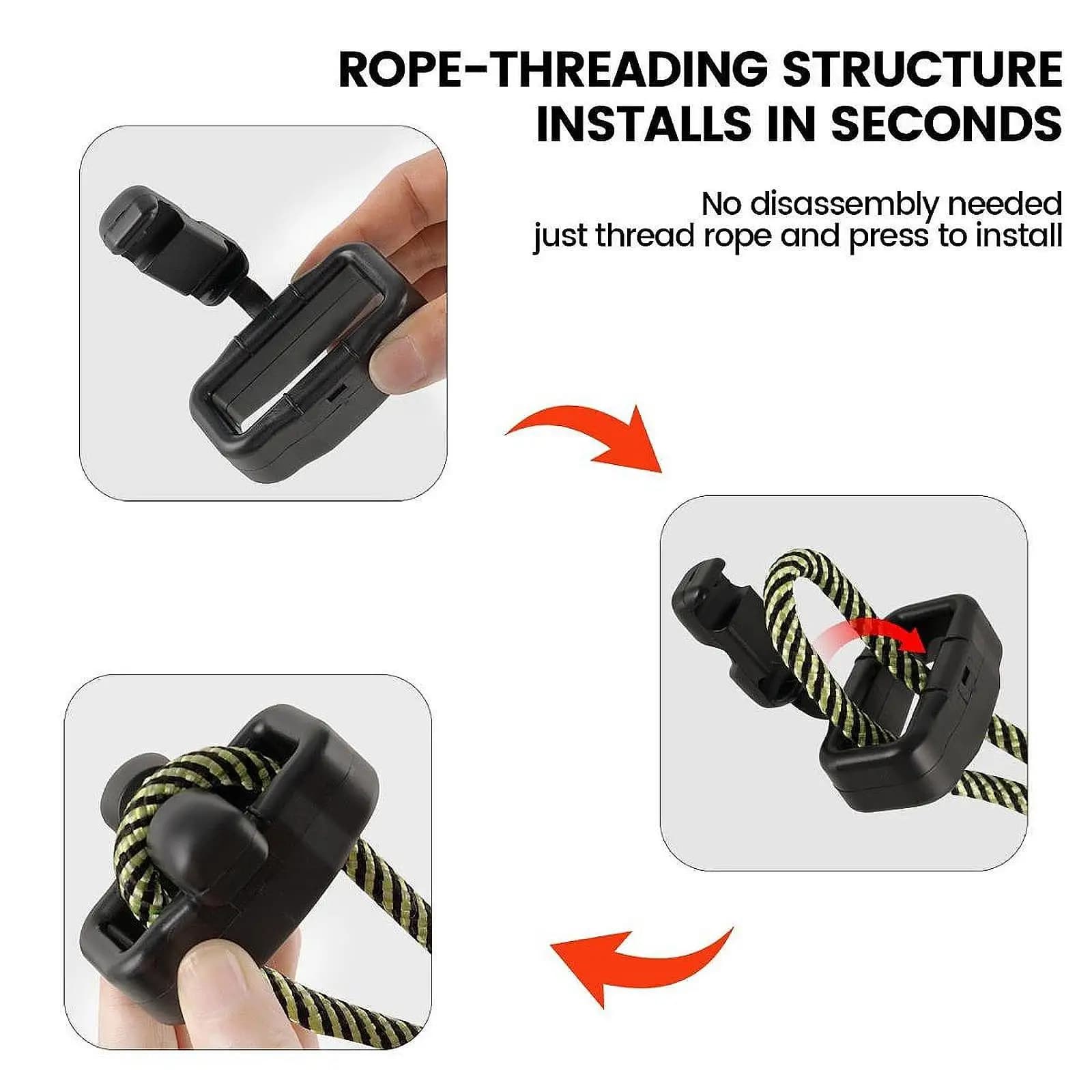 Boat Mooring Snubber High Strength Shock Absorber Plastic Rope Cushion for Anchored Boats Dock Lines