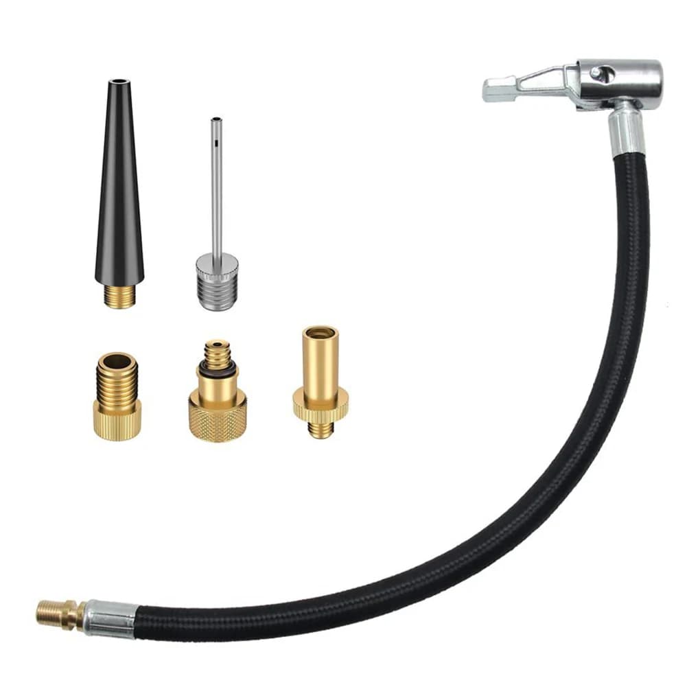 Bike Pump Extension Tube Bike Pump Valve Adapter Portable Storage Convenient And Fast Flexible Extension Tube Portable Storage