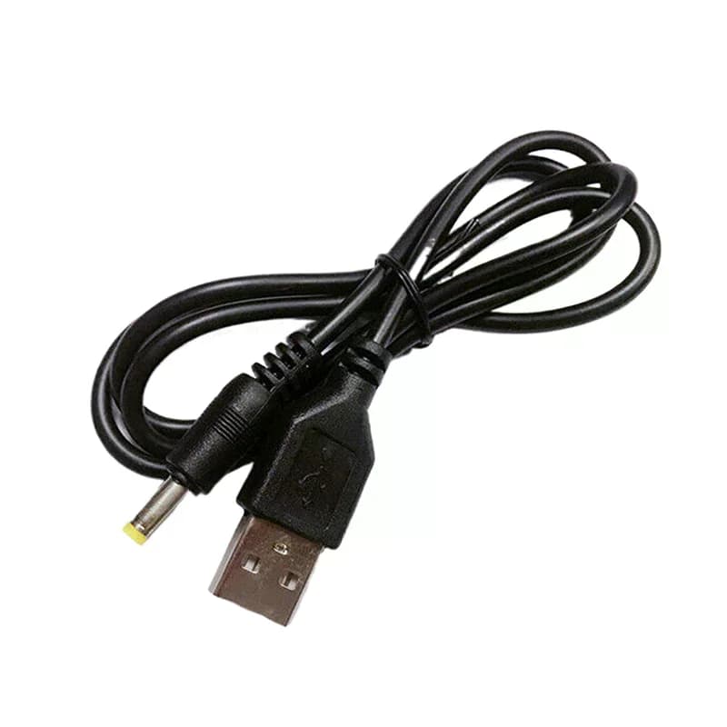 100CM DC 4.0mm USB Power Charger Cable, 5V2A Adapter Cord For Game Player 100 & 110 Consoles