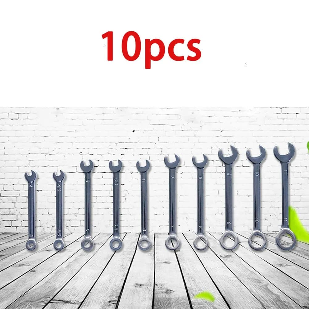Mini chiave da 10 pezzi blu set di utensili manuali chiave portachiavi chiave metrica tascabile a prova di esplosione