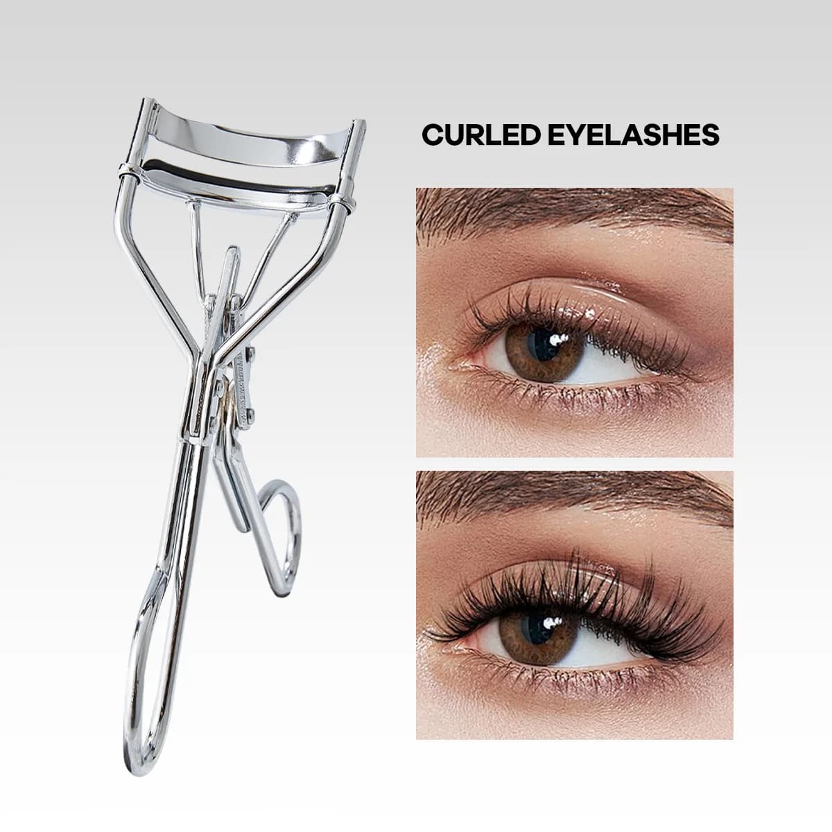 Large angle cutter for long-lasting eyelashes, portable crease to shape and curve eyelashes