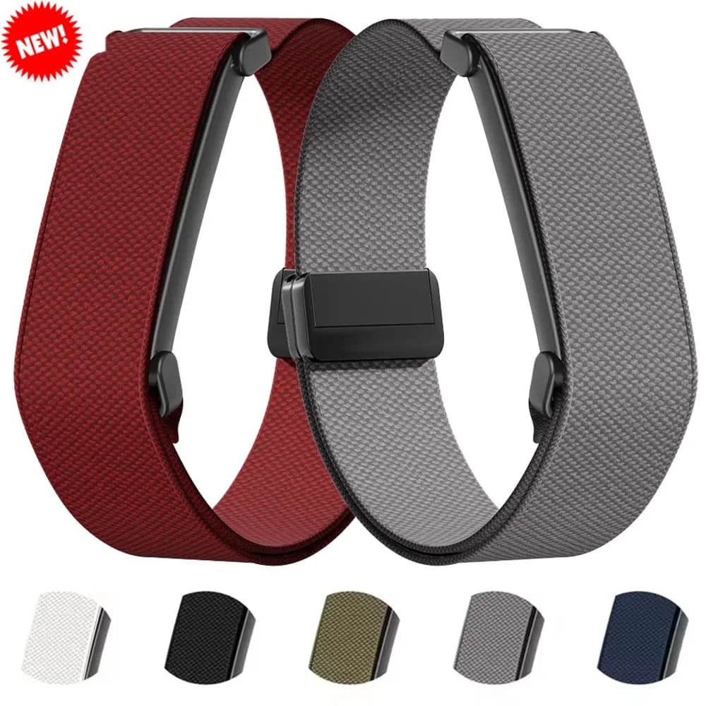 Nylon Strap for Google Fitbit Air Elastic Sports Soft Breathable Magnetic Button Bracelet for Google Fitbit Air Band Accessories