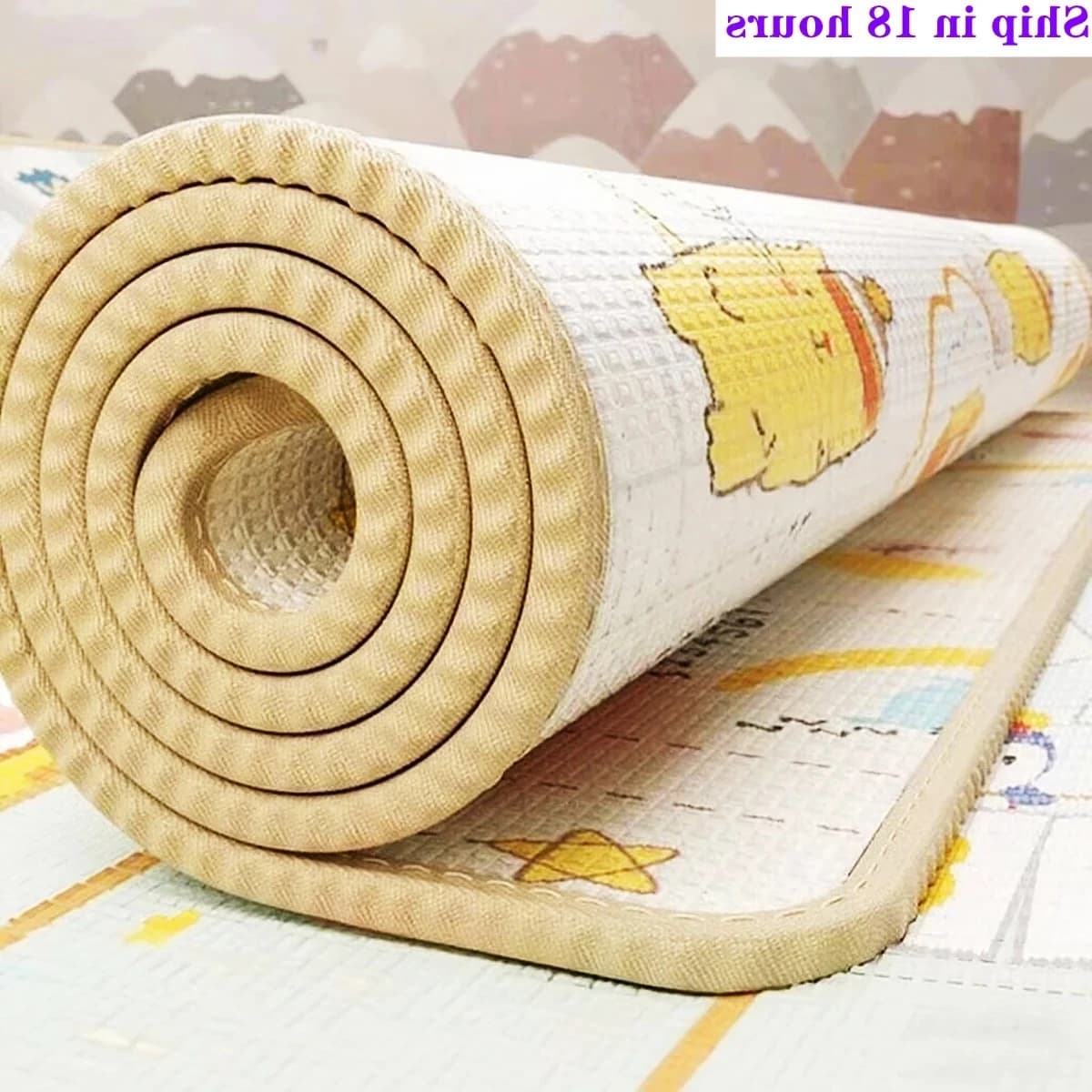 Play Mat for Children's 200x180/180x150/180x120cm Thick Safety Mat Friendly Crawling Play Mats Folding Mat Carpet Rug Playmat