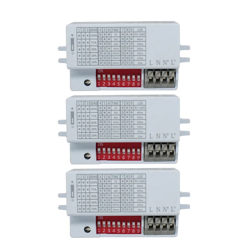 Microwave Motion Sensor 220V 110V 5.8GHz /Infrared Body Motion Sensor Controller for Corridor LED Strip