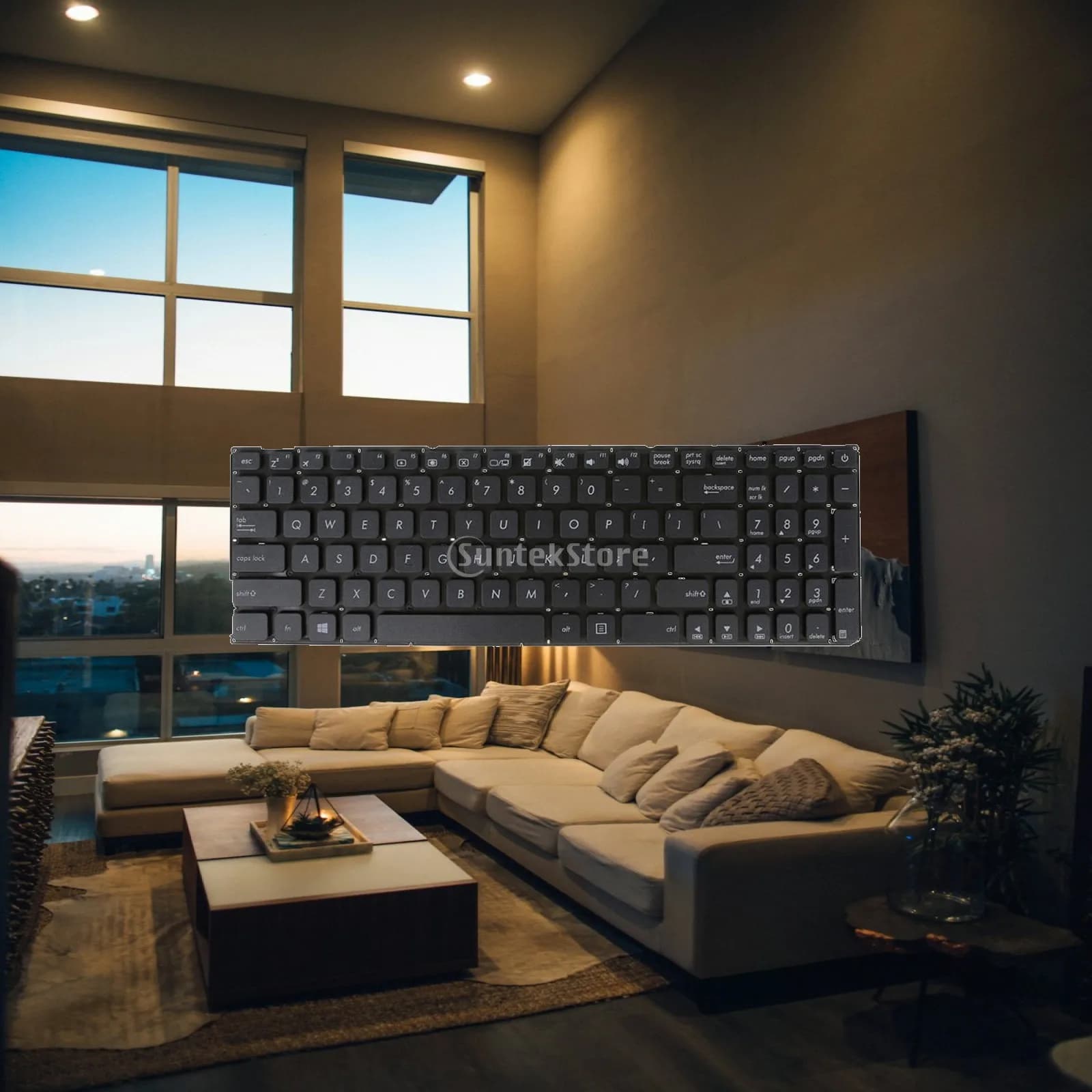 Black Backlit Laptop Keyboard Replacement US Standard for Asus X541 X541UA X541S X541SA Series