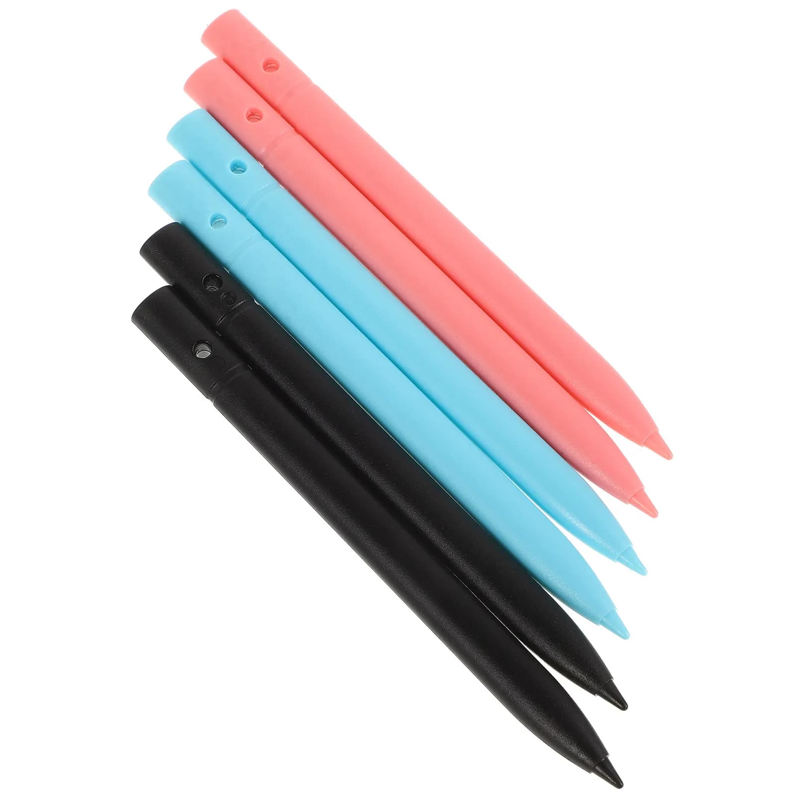 Set di 6 Penne Stilo per Tablet LCD, Penne di Ricambio in Plastica per Disegno, Stilo Digitale Elettronico per Bambini, per Lavagna LCD e Doodle