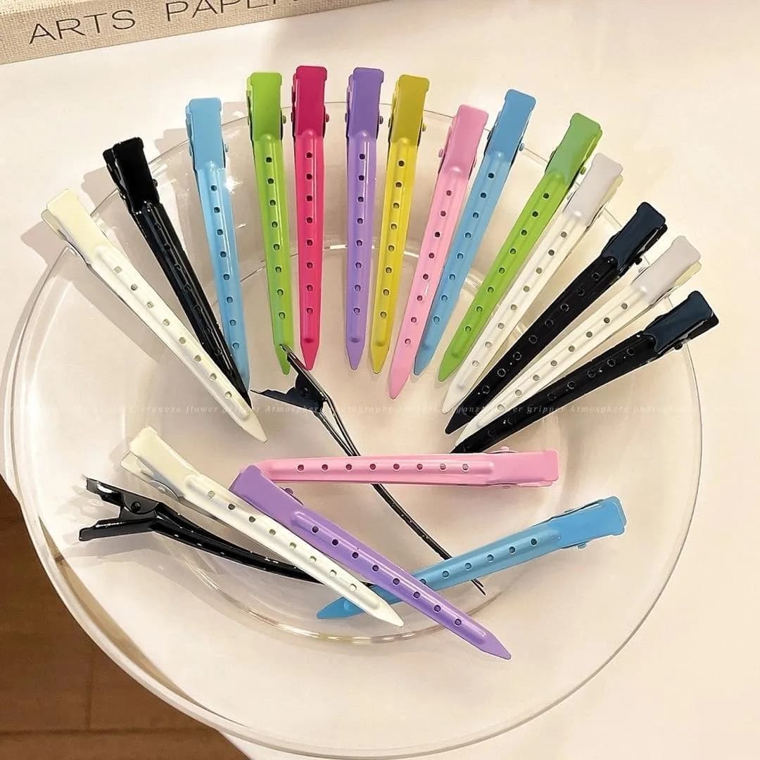 6pcs Large Candy Metal Hair Clips Hairpins Women Girls Side Bangs Barrette Makeup Washing Face Hair Accessories Styling Tools