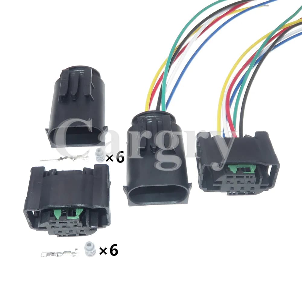 1 Set 6P presa cavo cavo auto 1-967616-1 connettore sensore acceleratore corrente piccola automobilistica 1-967587-3 1-968818-3