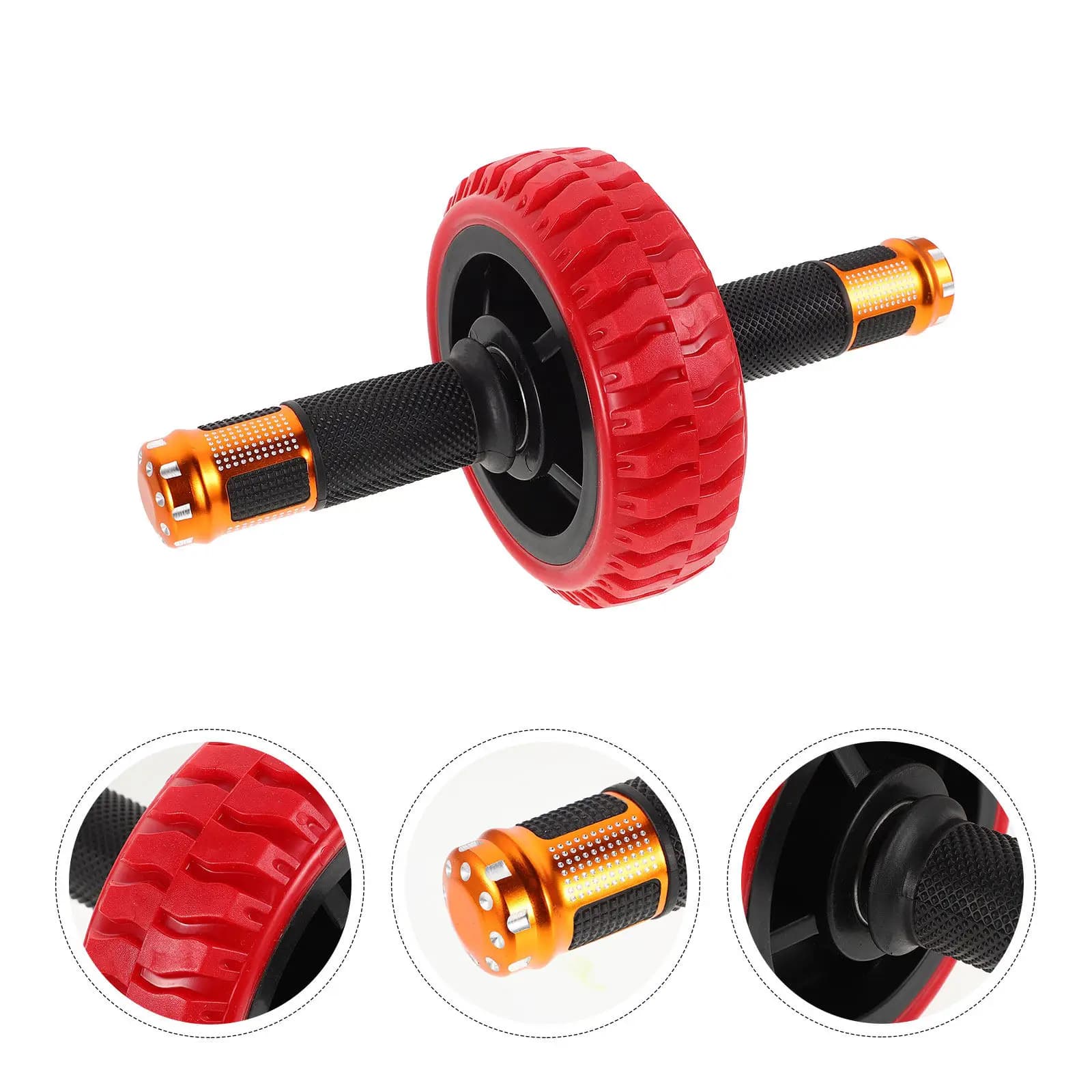 Ab Roller Wheel Portable Core Strengthener Home Gym Abdominal Exercise Roller Muscle Training Fitness Equipment Burn Belly Fat