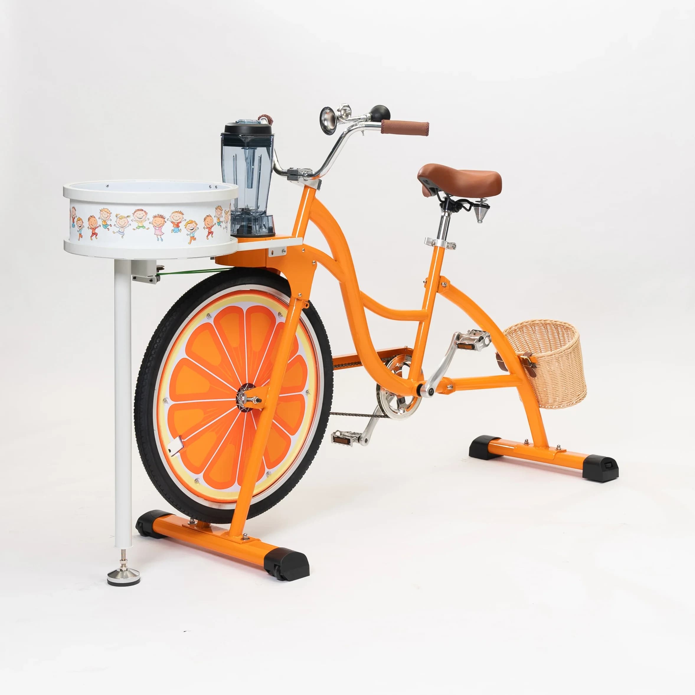Altri Prodotti Sportivi e per il Tempo Libero: Bicicletta Cruiser Custom con Frullatore per Succo d'Arancia Integrato, Biciclette per Adulti