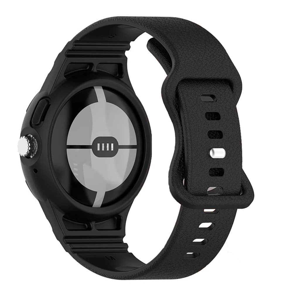 Custodia + Silicone per Google Pixel Watch Band accessori Sport Smartwatch braccialetto da polso integrato Correa Belt Pixel Watch 2 strap