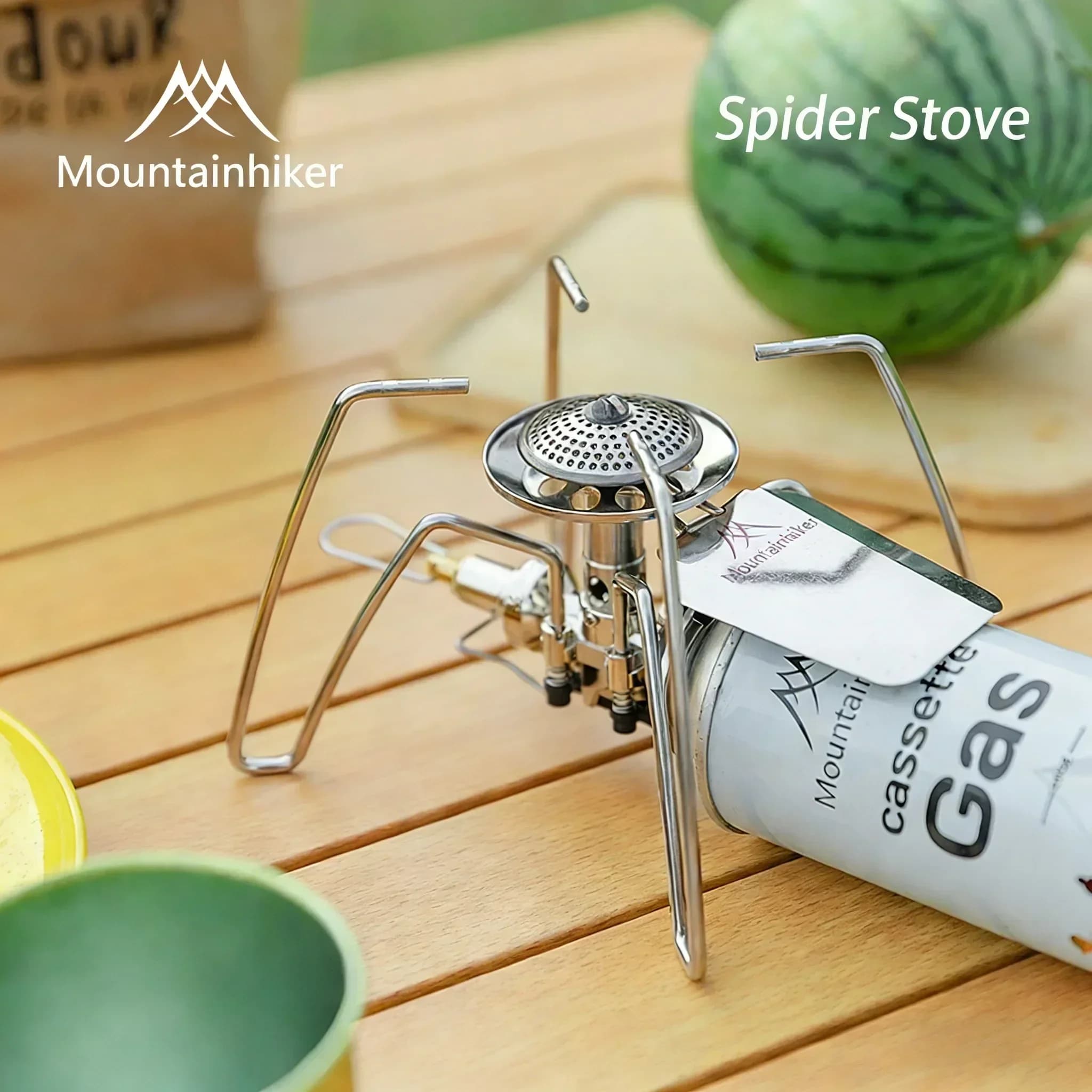 Mountainhiker Outdoor Portable Folding Spider Stove Camping Picnic Stove Barbecue Stove Household Stove with Holder