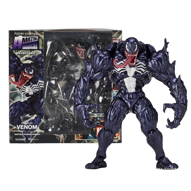 Venom INCREDIBILE YAMAGUCHI leggende Action Figure Joint Mobile Change Face Statue Modello da collezione per bambini per regalo giocattolo