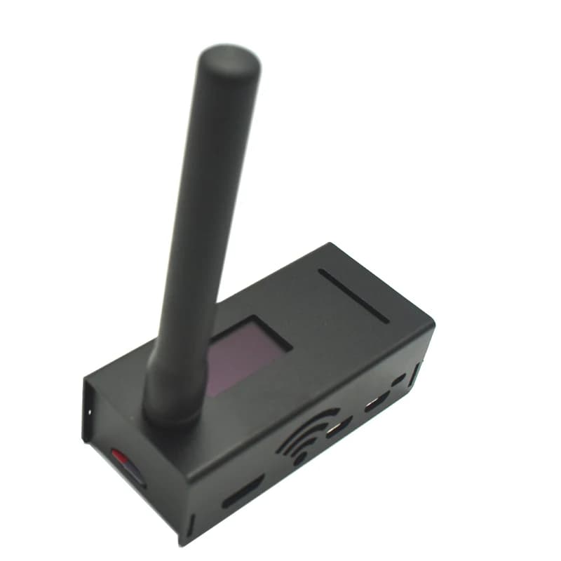 Support Hotspot MMDVM P25 DMR YSF + OLED + antenna + black aluminum housing for Raspberry Pi