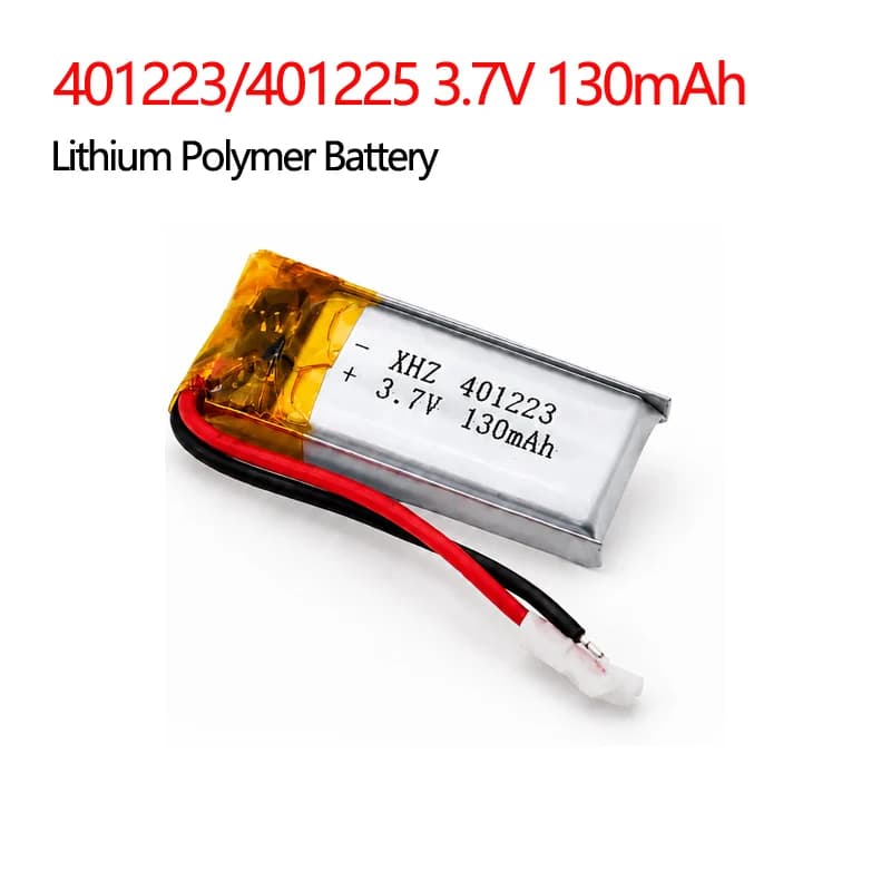 1-10PCS Nuovo 401223/401225 3.85V 130mAh Batteria di ricambio ai polimeri di litio per Xiaomi Mi Band 5 Smart Watch a 2 fili