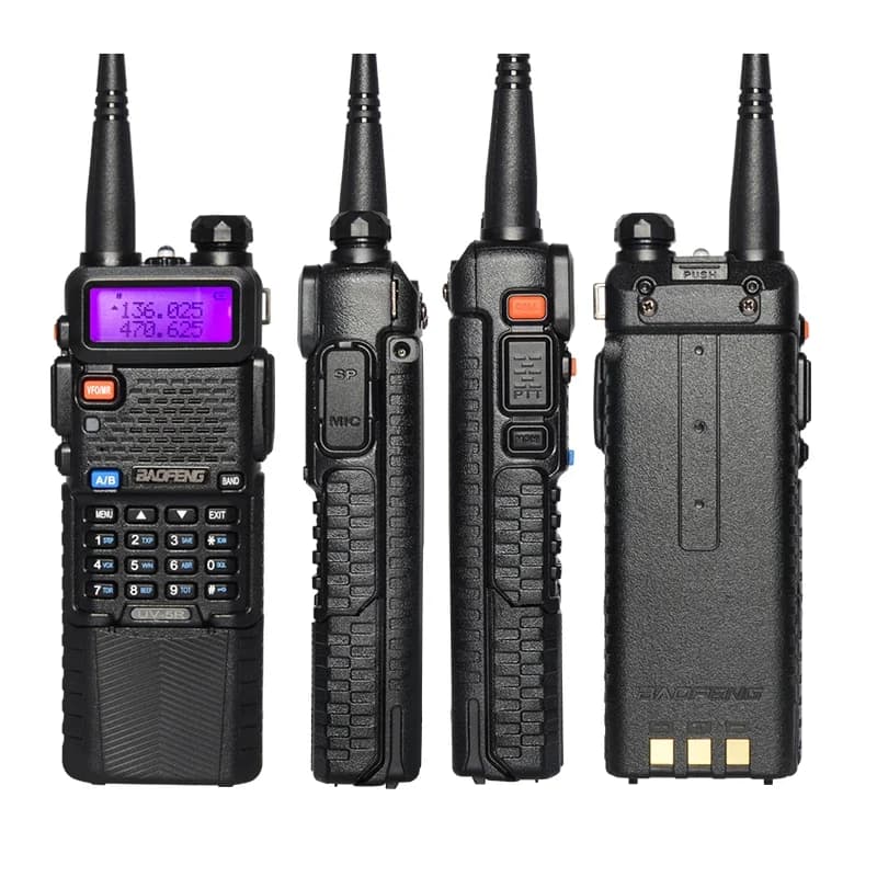 Baofeng UV-5R 3800mah Dual Band 5W Ham Baofeng Uv-5r UV 5R Mobile Walkie Talkie portatile bidirezionale Batteria lunga