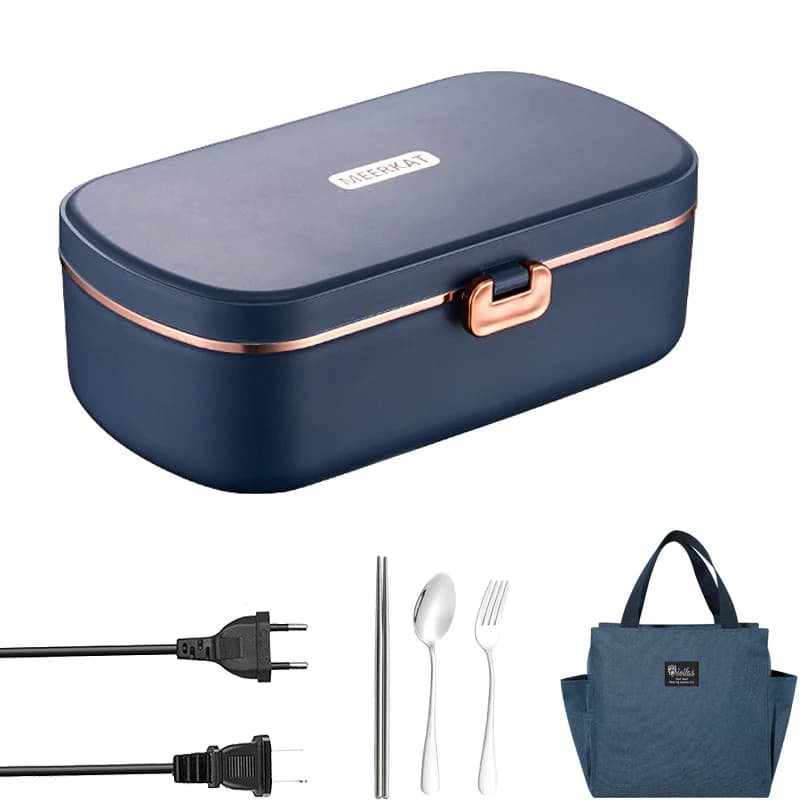220V 110V EU US Plug Elettrico Riscaldato Lunch Box Riscaldatore Studente In Acciaio Inox Ufficio Casa Scaldavivande Riscaldamento Contenitore Set