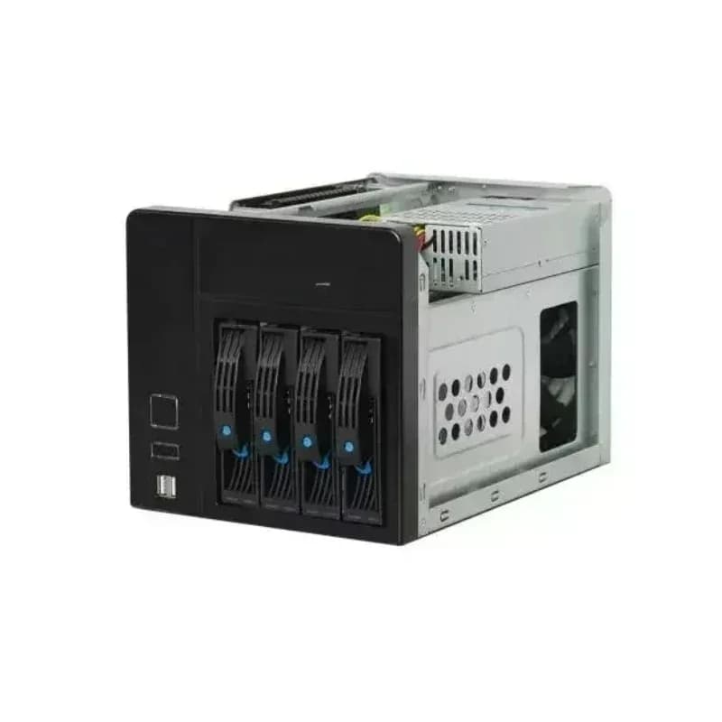 VIP Per server per computer desktop da ufficio con archiviazione NAS a 4 alloggiamenti Telaio intercambiabile a caldo a lumaca interstellare ITX