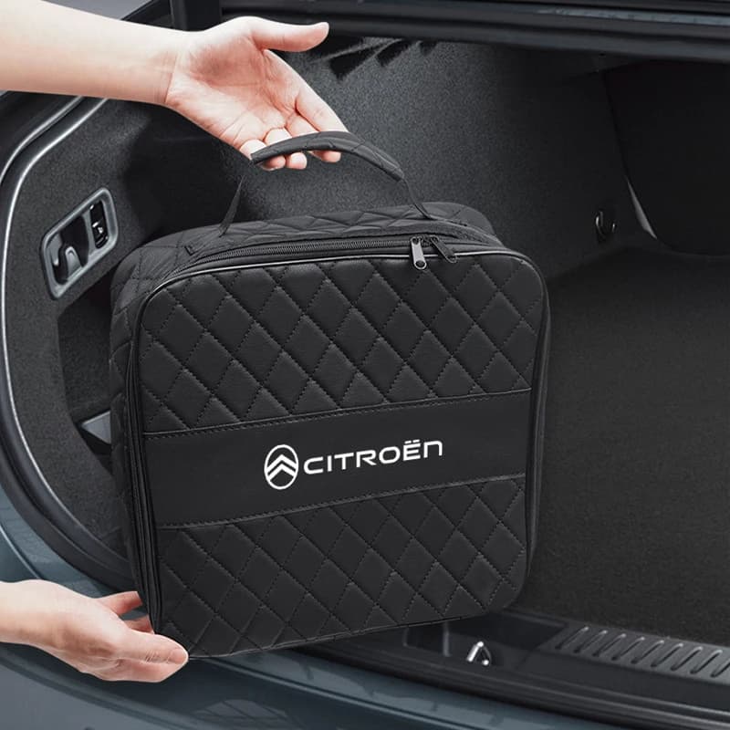 Custodia per auto in pelle per Citroen C4 C3 C2 C1 DS3 Picasso Berlingo Accessori per scatola di immagazzinaggio per pistola ricaricabile per auto