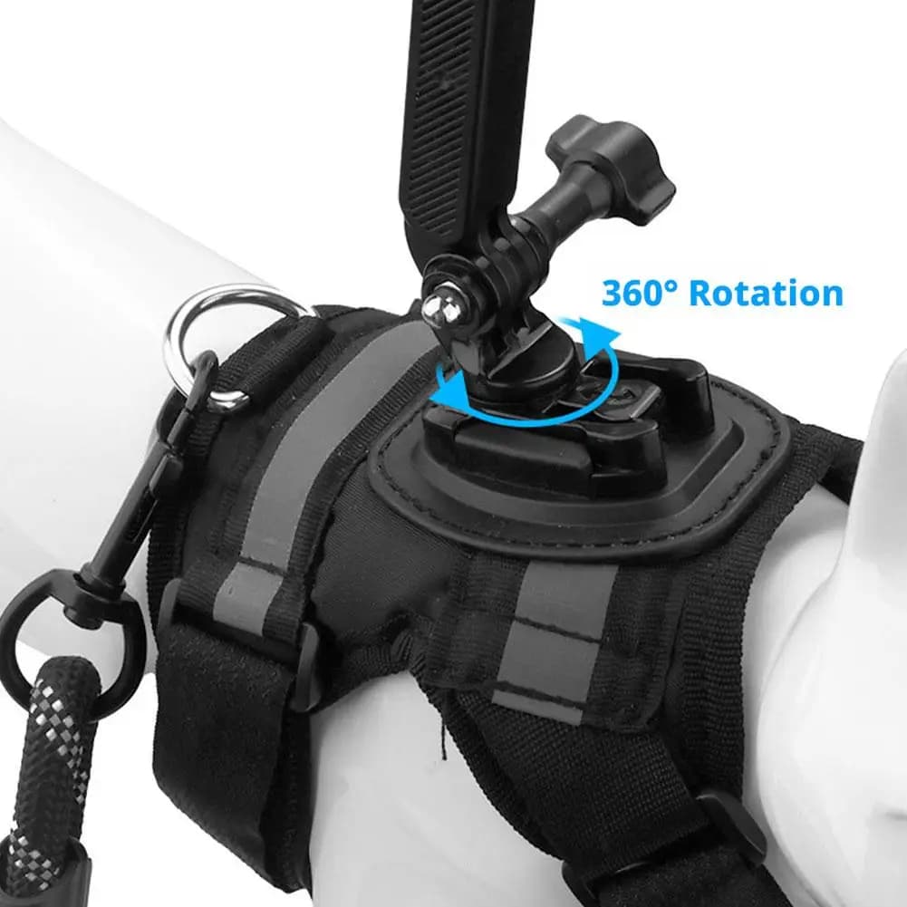 Action Camera Dog Shooting Stand Dog Harness Chest Mount For Action Cameras Hands-Free Pet POV Shooting For GoPro, DJI