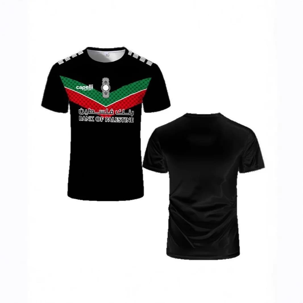 Unisex Loose-Fit Summer Crew Neck Sports T-Shirt with 3D Printed National Flag Football Jersey Pattern