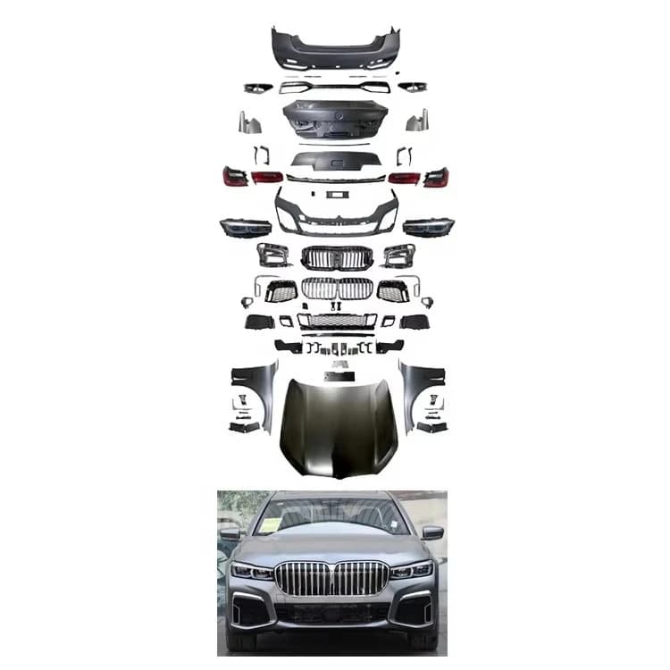 Vecchio modello rivampato Nuovo 2009-2015 F01 F02 Kit carrozzeria G12 rivampato Fari a LED attraverso kit carrozzeria fanale posteriore per serie 7
