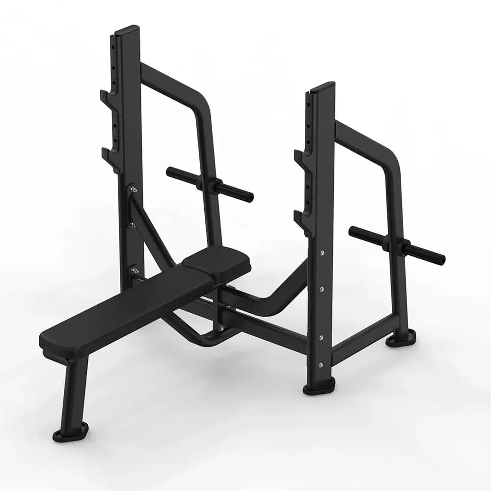 Olympia Barbell Rack Plates Bench for Waisting Weight Press for chest Fitness equipment for body building for commercial gym/home use
