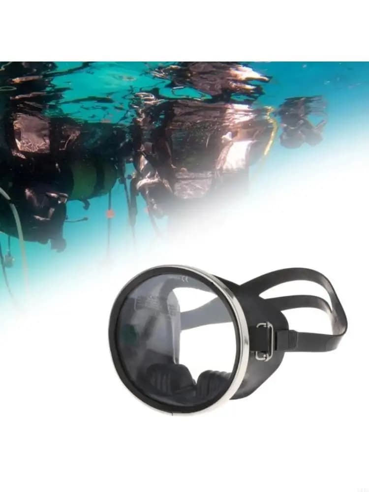 Clear Panoramic Goggle Ovals Swimming Goggle Single Lens Snorkels Diving Mask