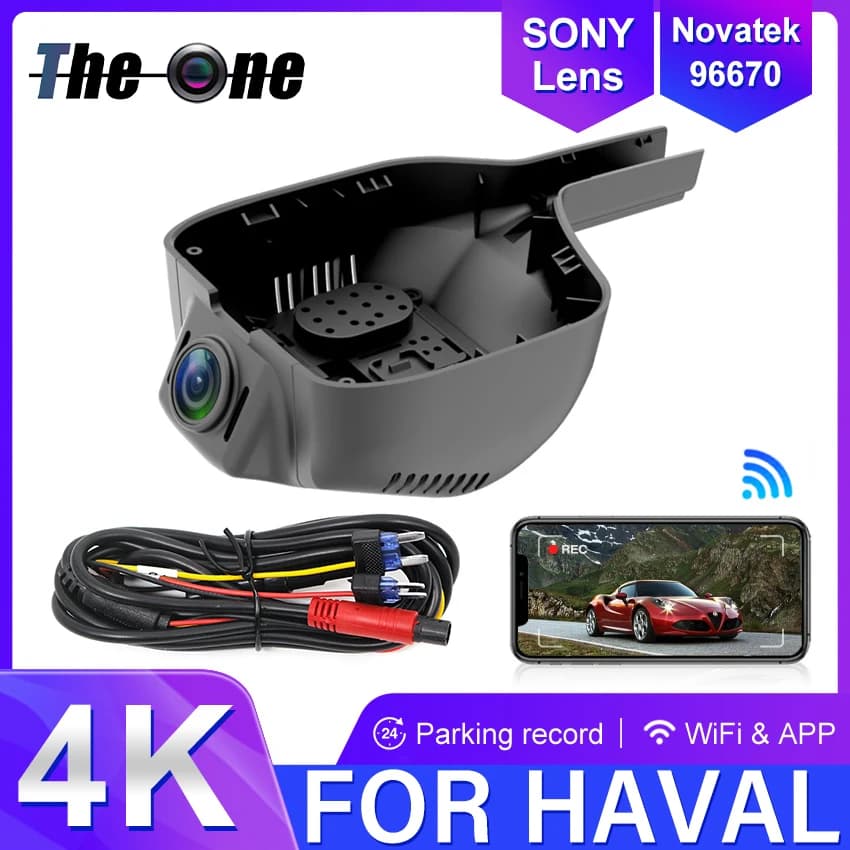 4K 2160P Auto DVR WiFi Dash Cam Video Recorder Dashcam Original For Haval H6 2014 2015 2016 2017 2018 Auto Accessories