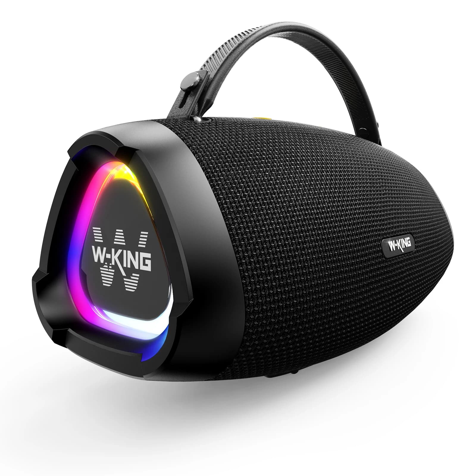 Altoparlante Bluetooth W-KING X10S 40W con Doppio Driver, Impermeabile IPX7, 20 Ore di Riproduzione, Stereo TWS, Luce RGB, 4500mAh, TF/USB/AUX