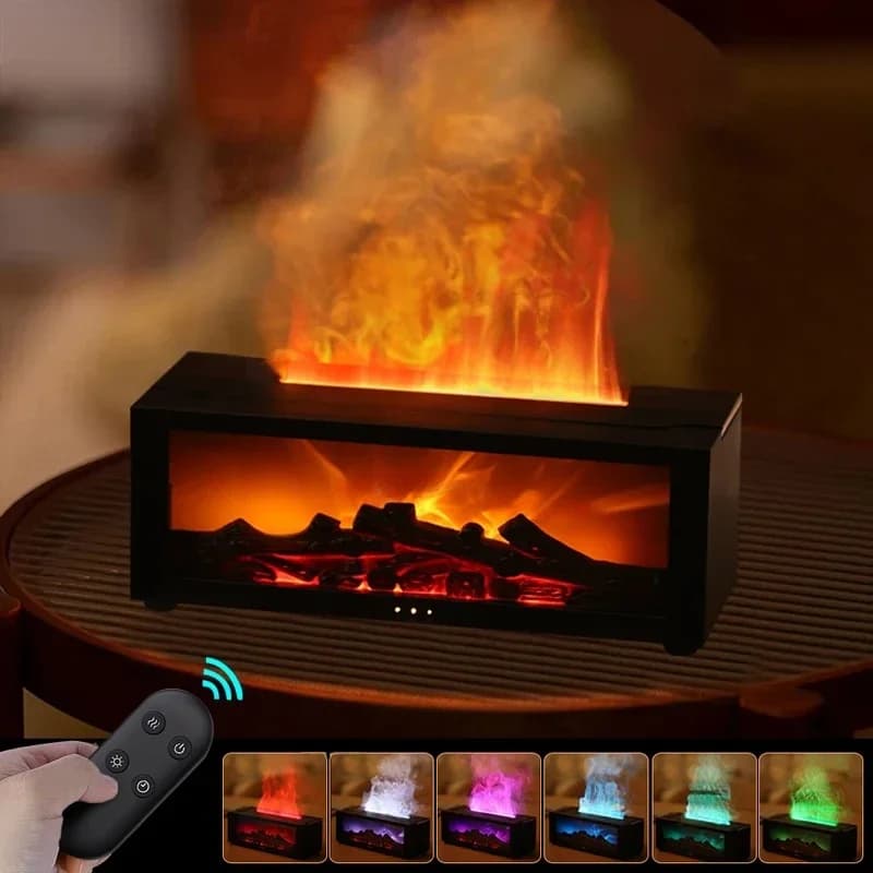 Air Humidifier with Essential Oils, House Diffuser, Automatic Fragrance Diffuser with LED Light and Remote Control