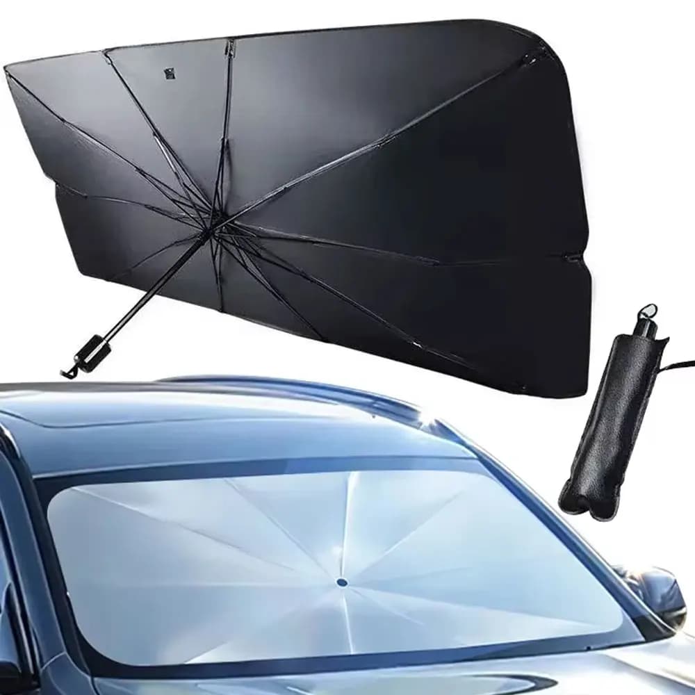 Portable Car Sun Shade Umbrella for Windshield High Shading UV Protection Foldable Front Window Car Sunshade Umbrella New