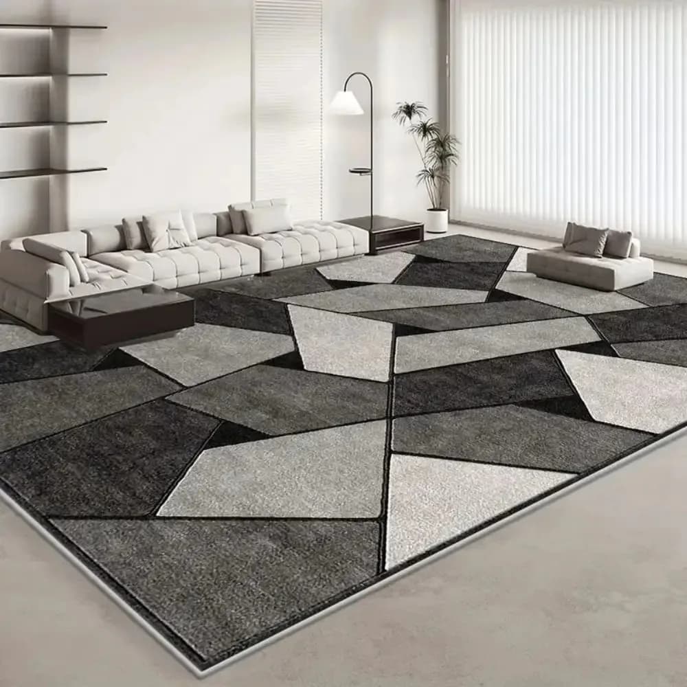 VIKAMA Farmhouse Style Floral Carpet Non Slip Washable Area Rug for Living Room Kitchen Bedroom Home Decor