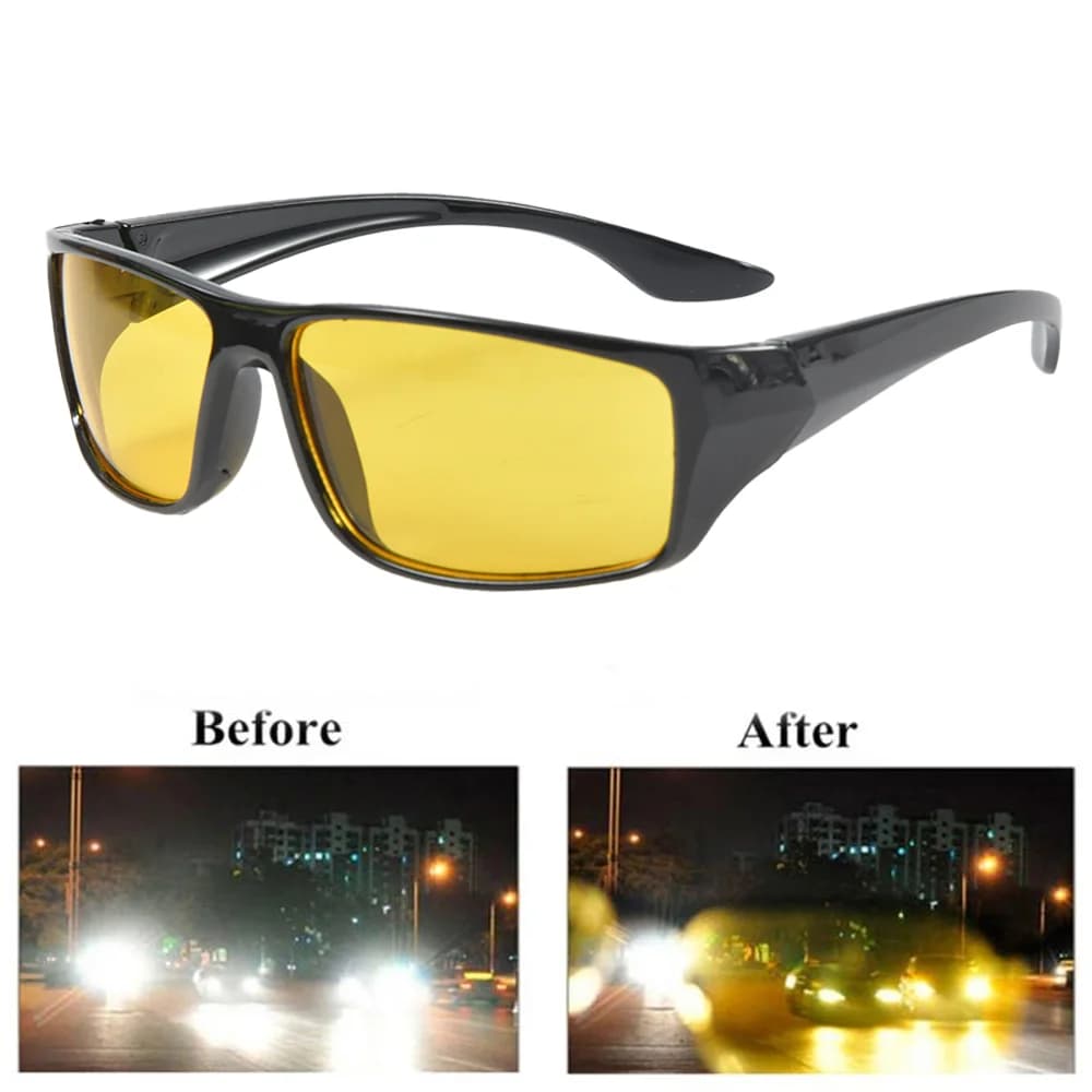 Occhiali per la visione notturna antiriflesso Occhiali per la guida notturna Occhiali per la luce migliorata Occhiali da sole alla moda Occhiali Accessori per auto